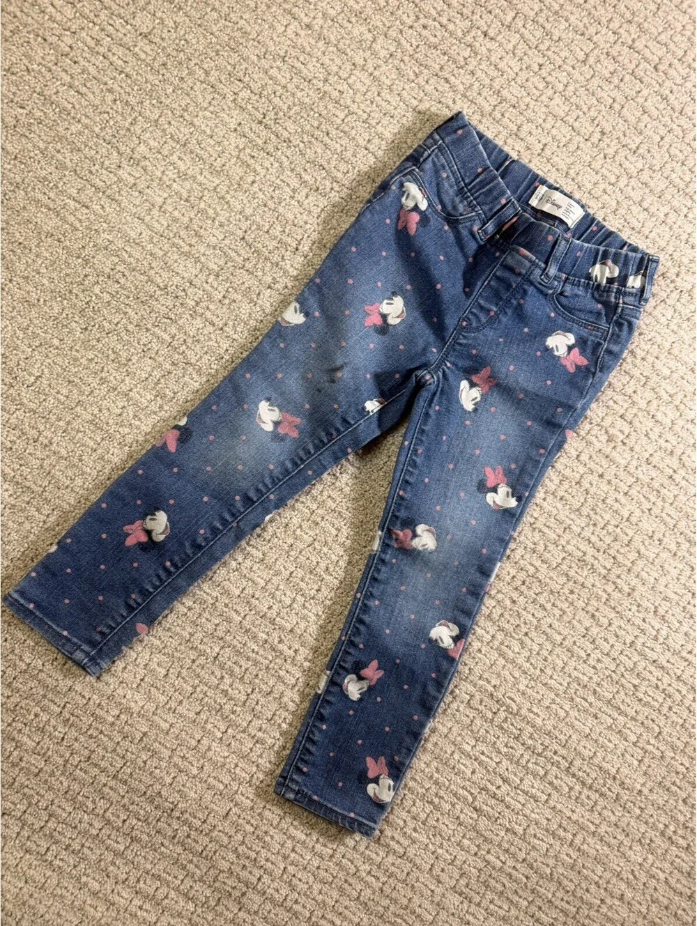 Dinsey/Baby Gap Minnnie Mouse High Stretch Jeggings 5 Years Elastic Waist  SKU86